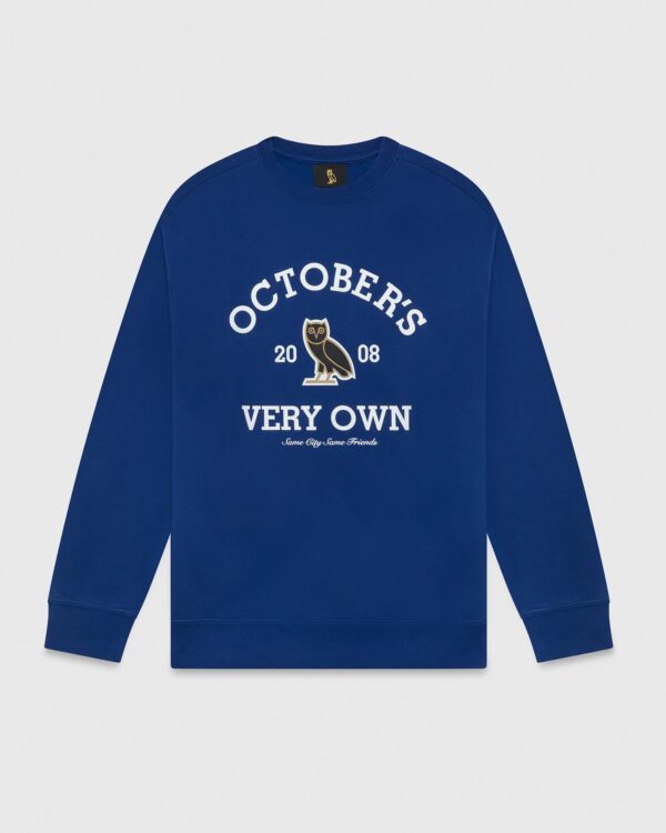 COLLEGIATE CREWNECK Royal