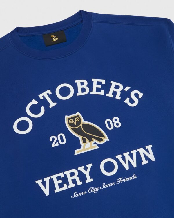 COLLEGIATE CREWNECK Royal