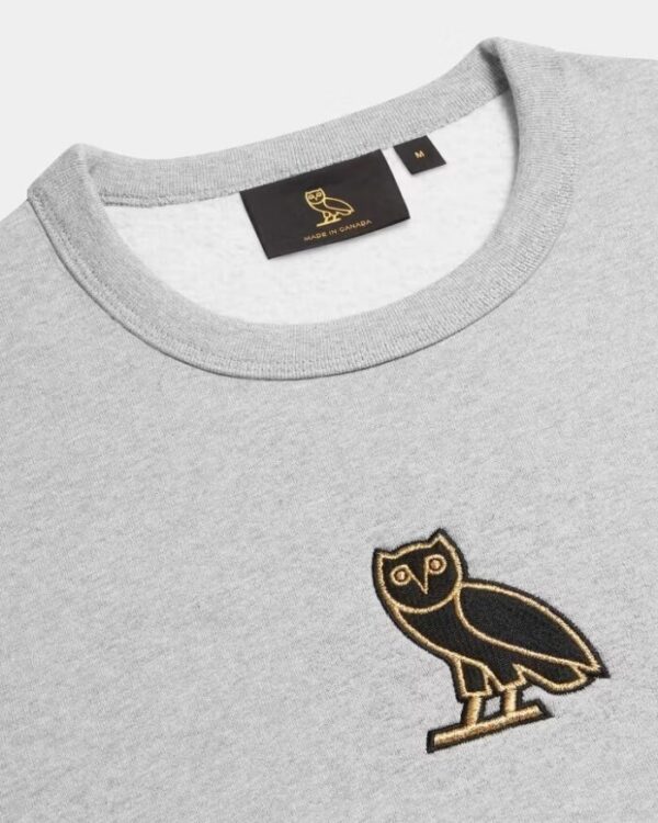 Classic Owl Crewneck Sweatshirt Heather Grey