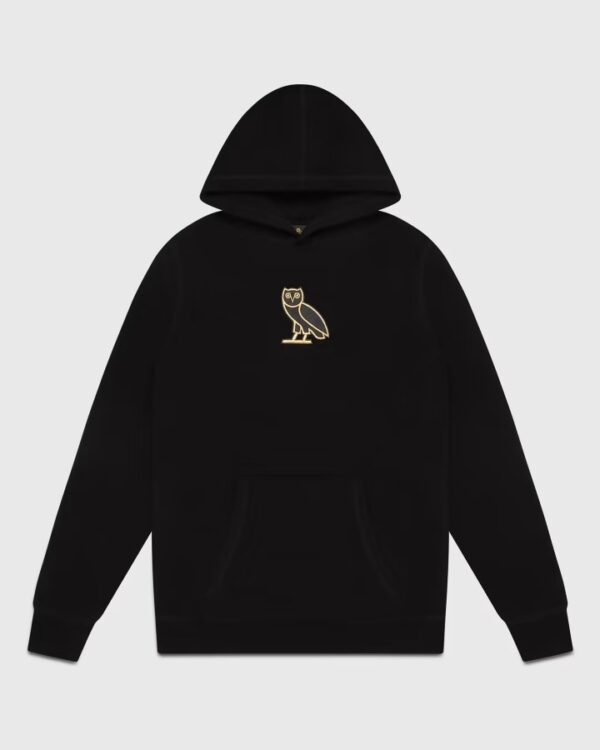 Classic Owl Hoodie Black