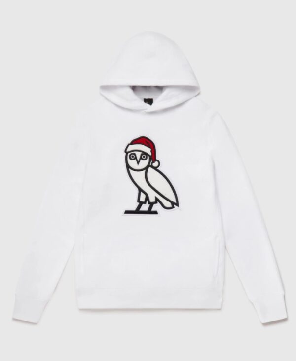 OVO Holiday Owl Combed Cotton Hoodie