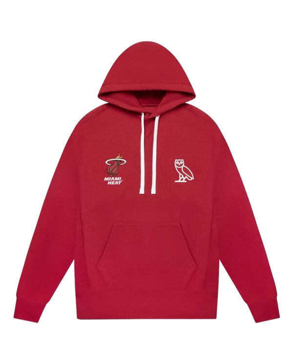 OVO X NBA Heat Hoodie – Red