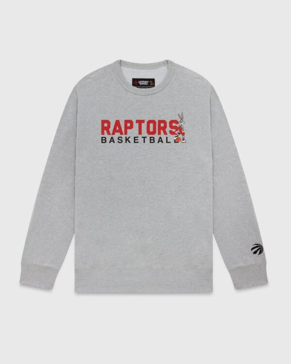 LOONEY TUNES™ X RAPTORS WARM UP CREWNECK GREY